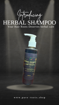 Pure Roots - Unisex Hair Growth Herbal Shampoo 200ml.